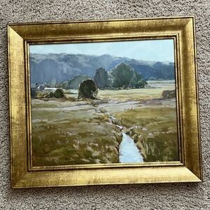 Threshold by Studio McGee Framed Art “Summer Pasture” 16”x14”